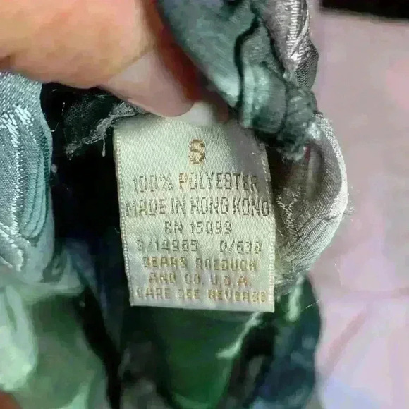 Vintage  Roebuck & Co Inner Most Cami Top & Shorts Sleep Set Size S - Picture 5 of 6